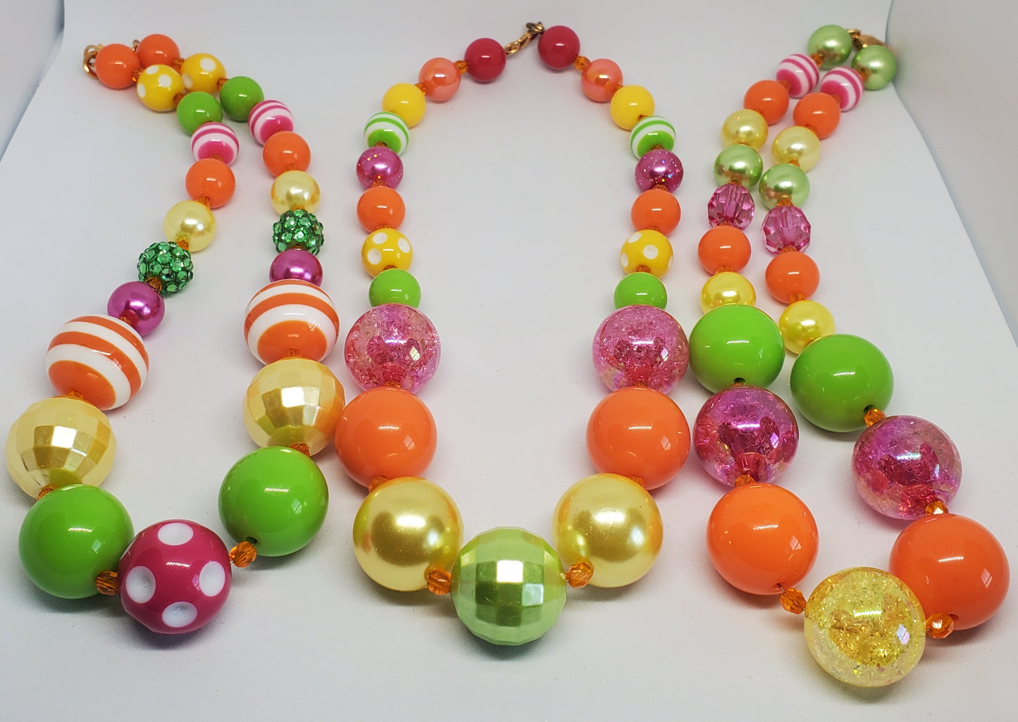 Summer Citrus Gumball Necklace