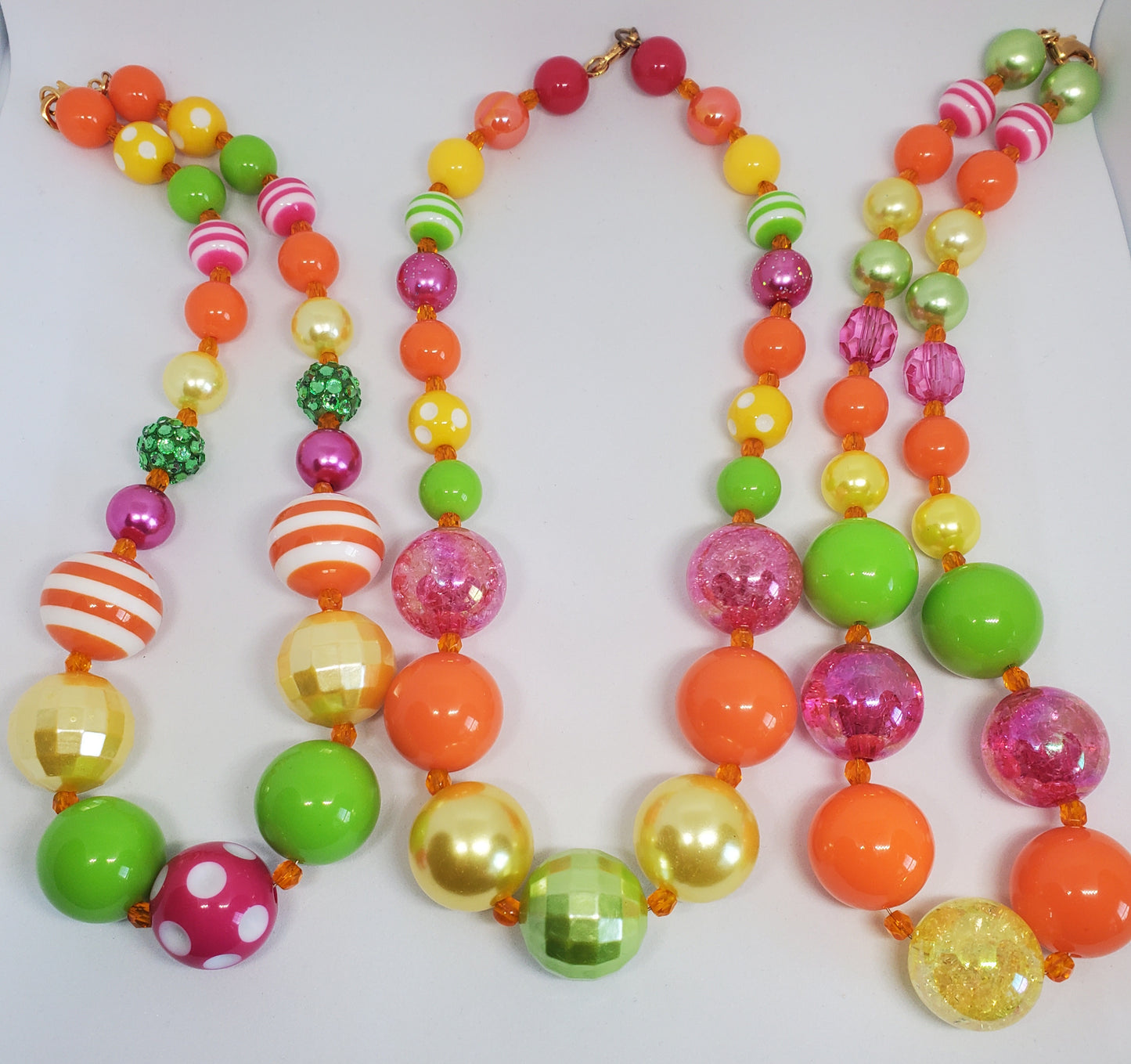 Summer Citrus Gumball Necklace