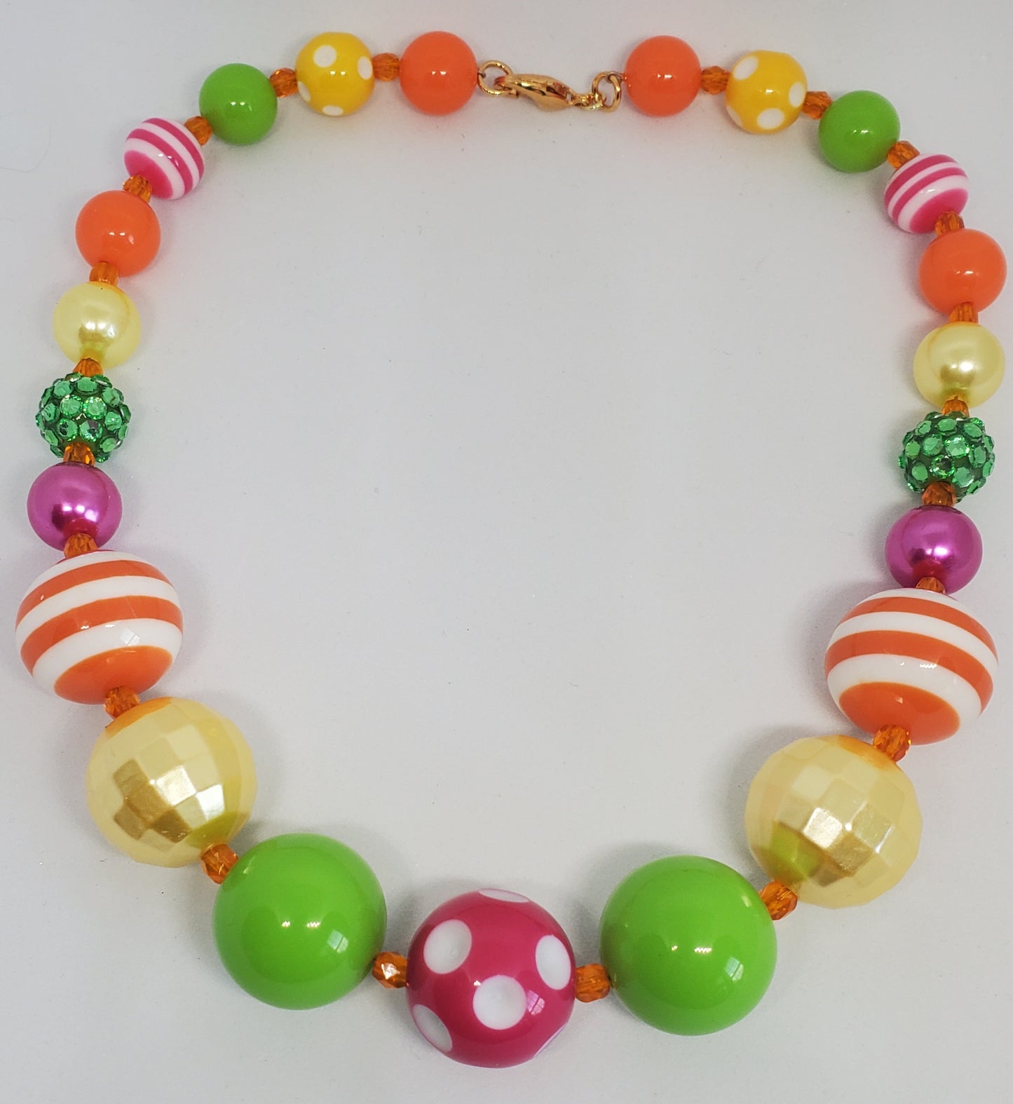 Summer Citrus Gumball Necklace