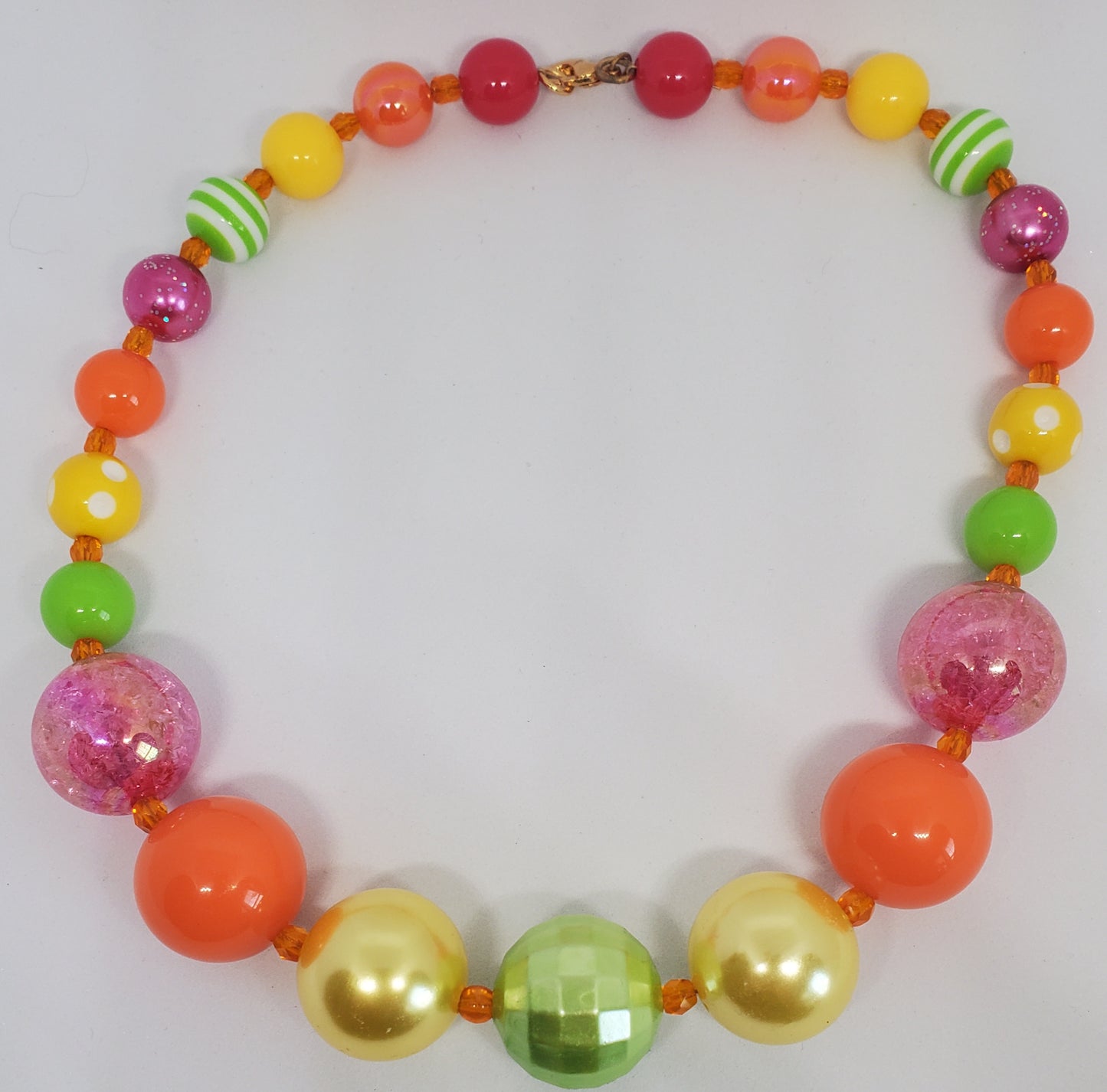 Summer Citrus Gumball Necklace
