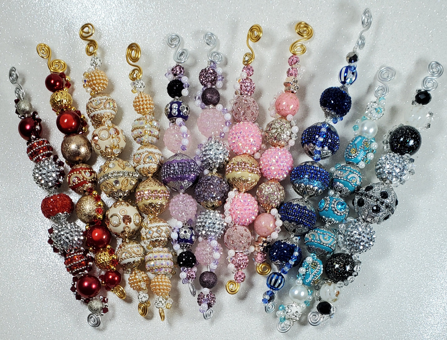 Vintage Glamour Beaded Ornament