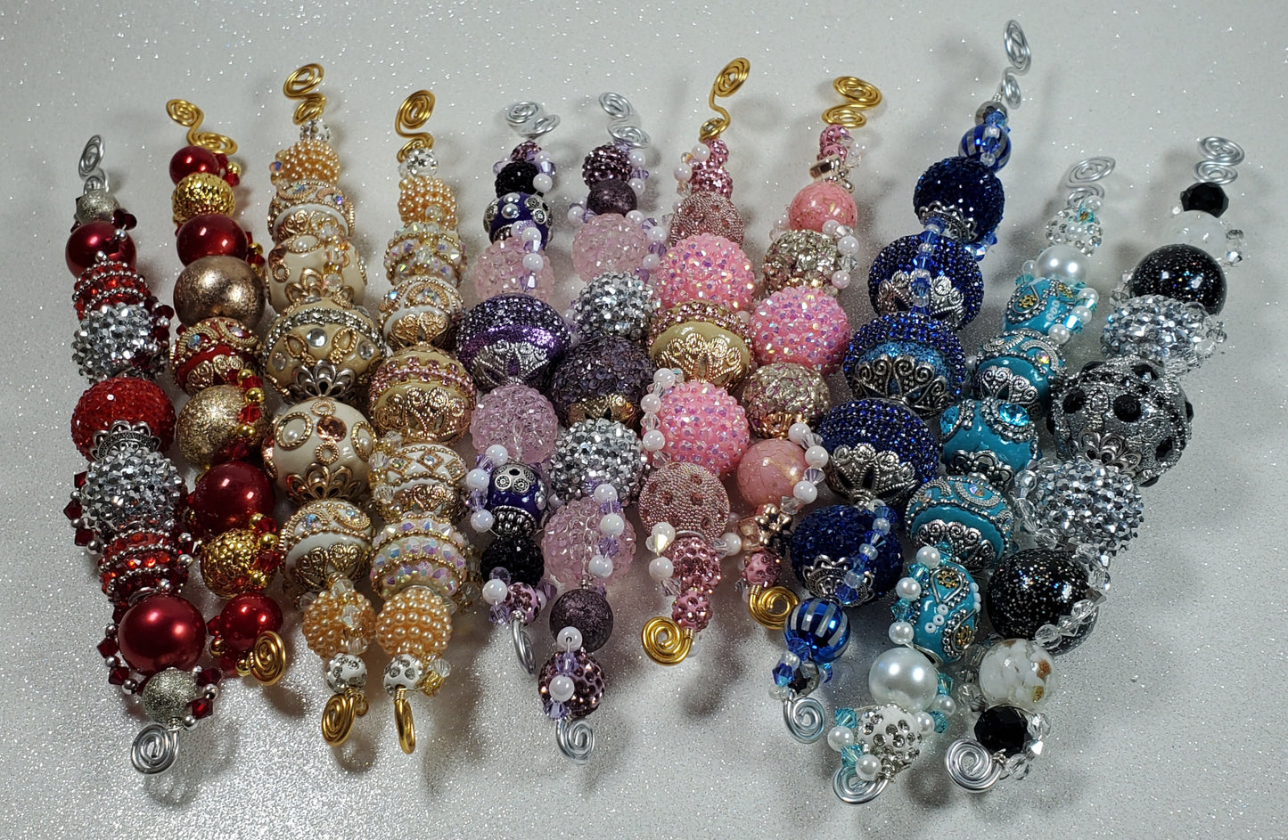 Vintage Glamour Beaded Ornament