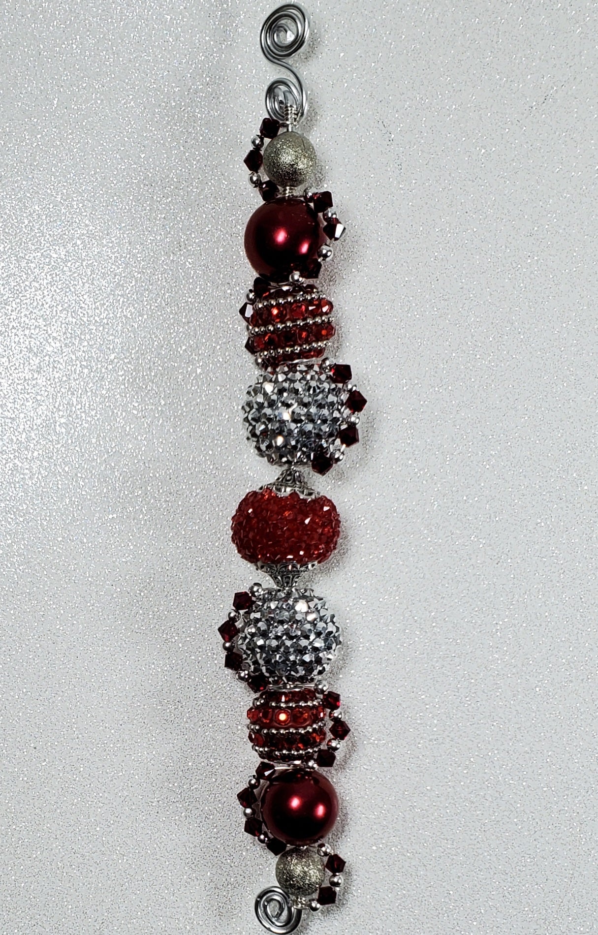 Vintage Glamour Beaded Ornament