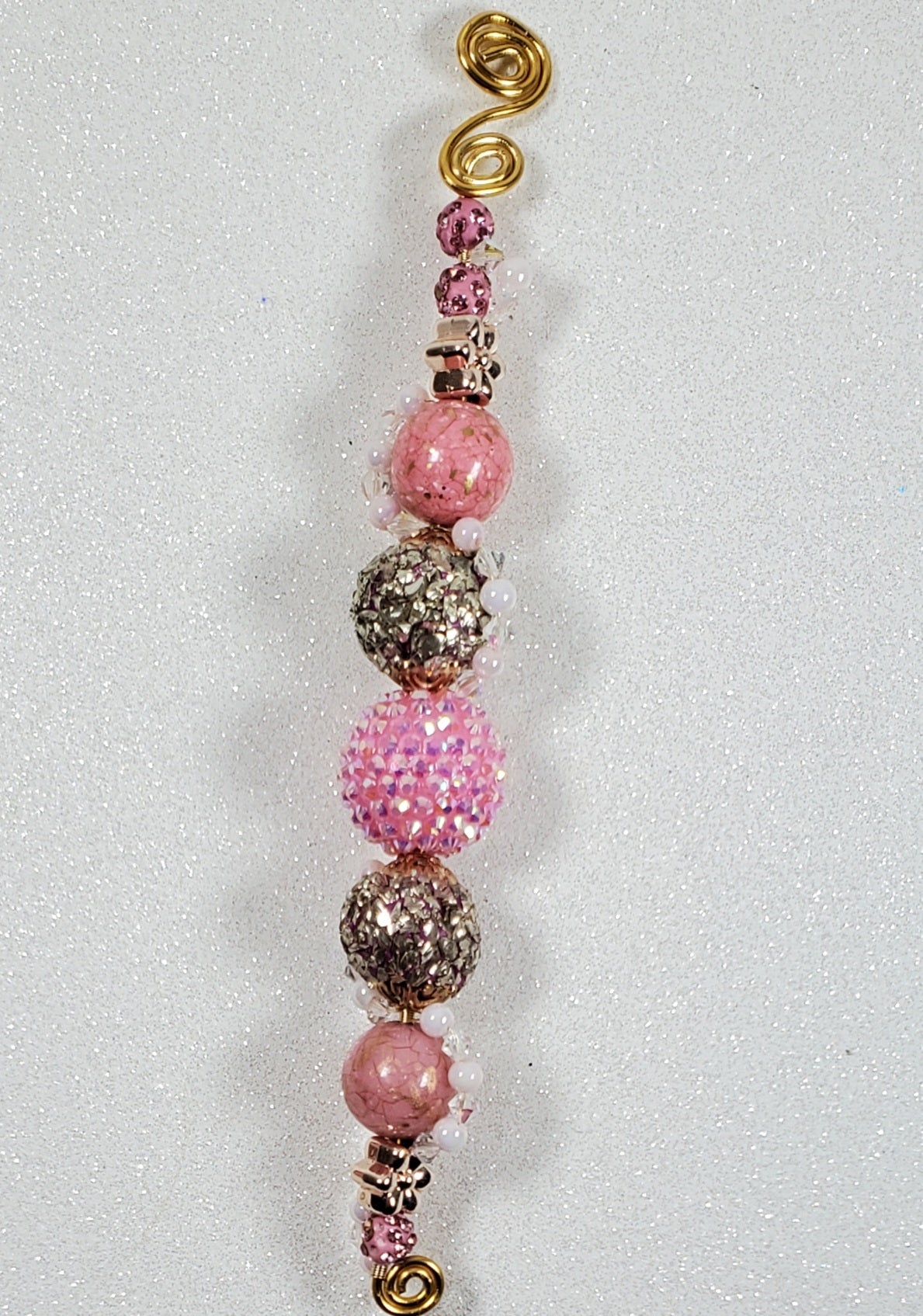Vintage Glamour Beaded Ornament