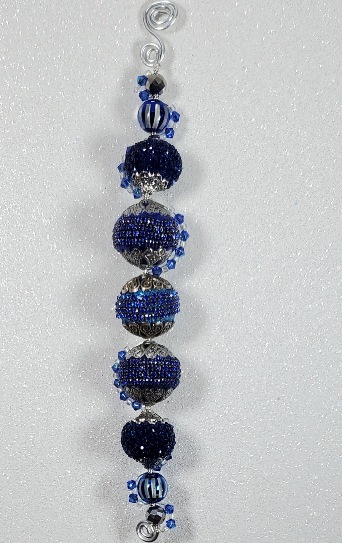Vintage Glamour Beaded Ornament