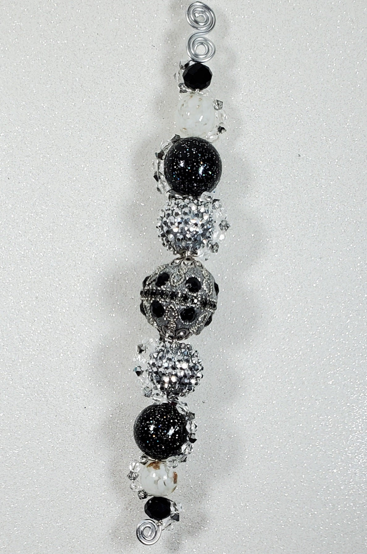 Vintage Glamour Beaded Ornament