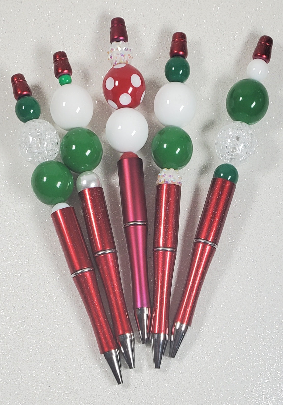 Happy Holidays Beaded Pen