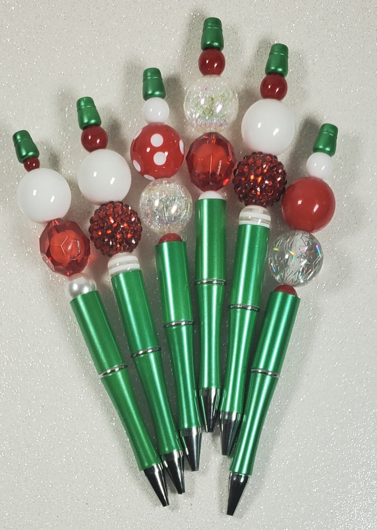Happy Holidays Beaded Pen