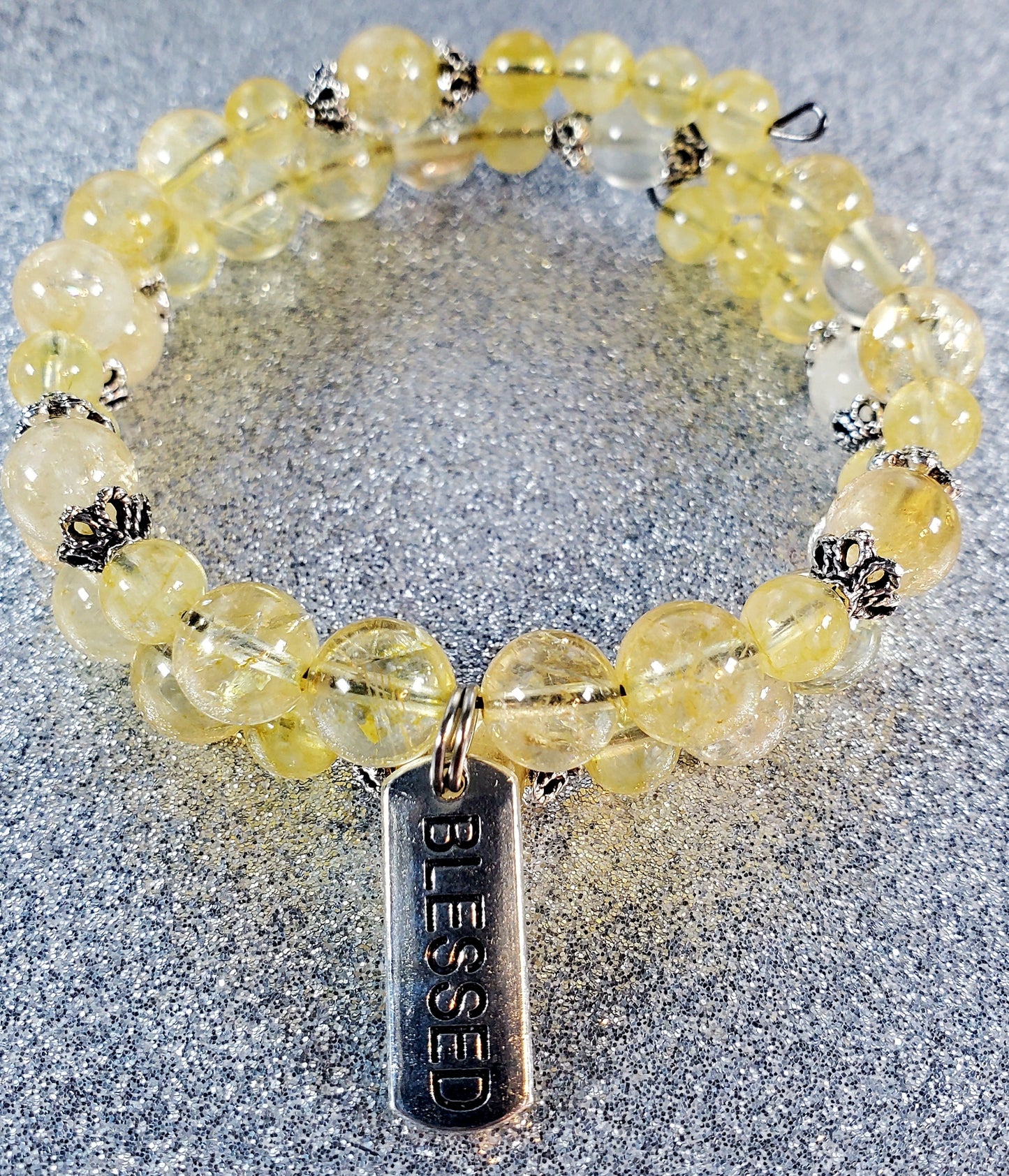 Intention Bracelet - Blessed - Gemstone