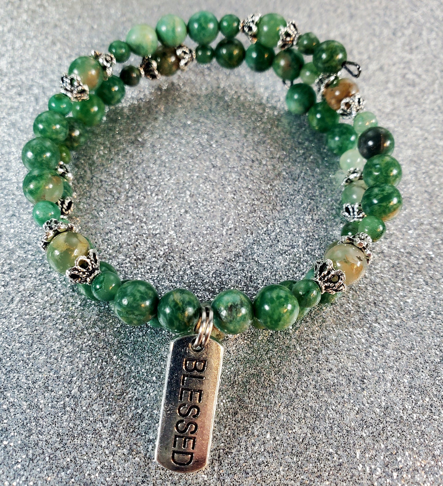 Intention Bracelet - Blessed - Gemstone