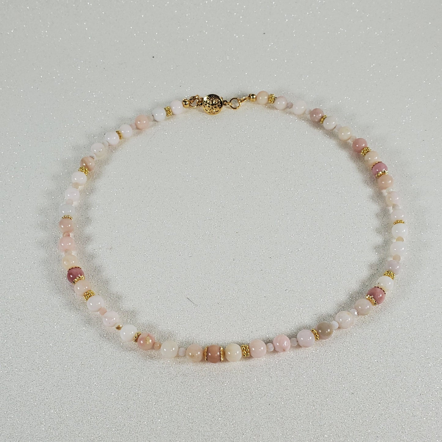 Gemstone Necklace: Peruvian Opal Choker