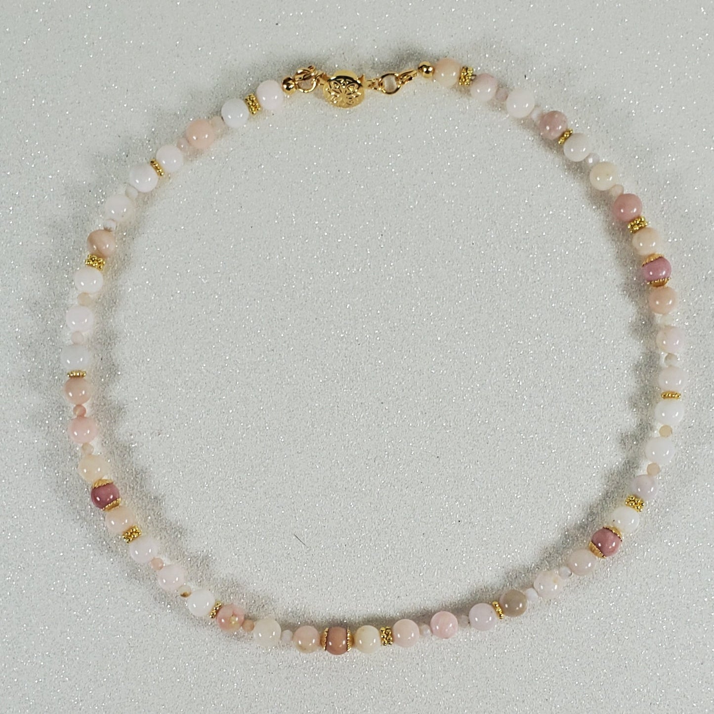 Gemstone Necklace: Peruvian Opal Choker