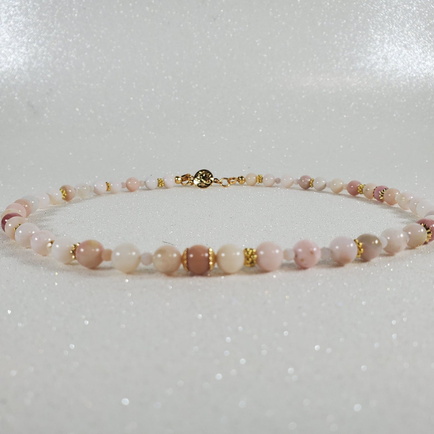 Gemstone Necklace: Peruvian Opal Choker