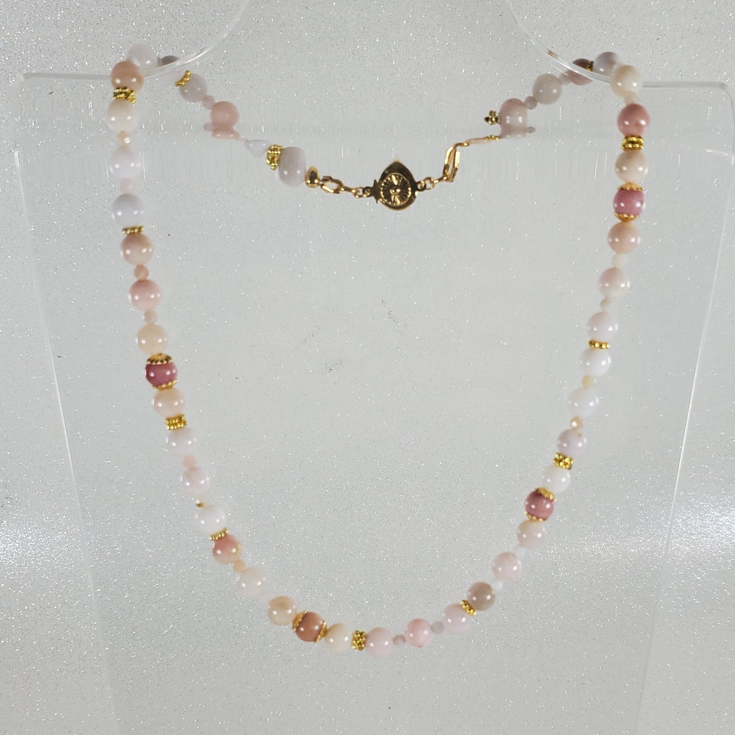 Gemstone Necklace: Peruvian Opal Choker