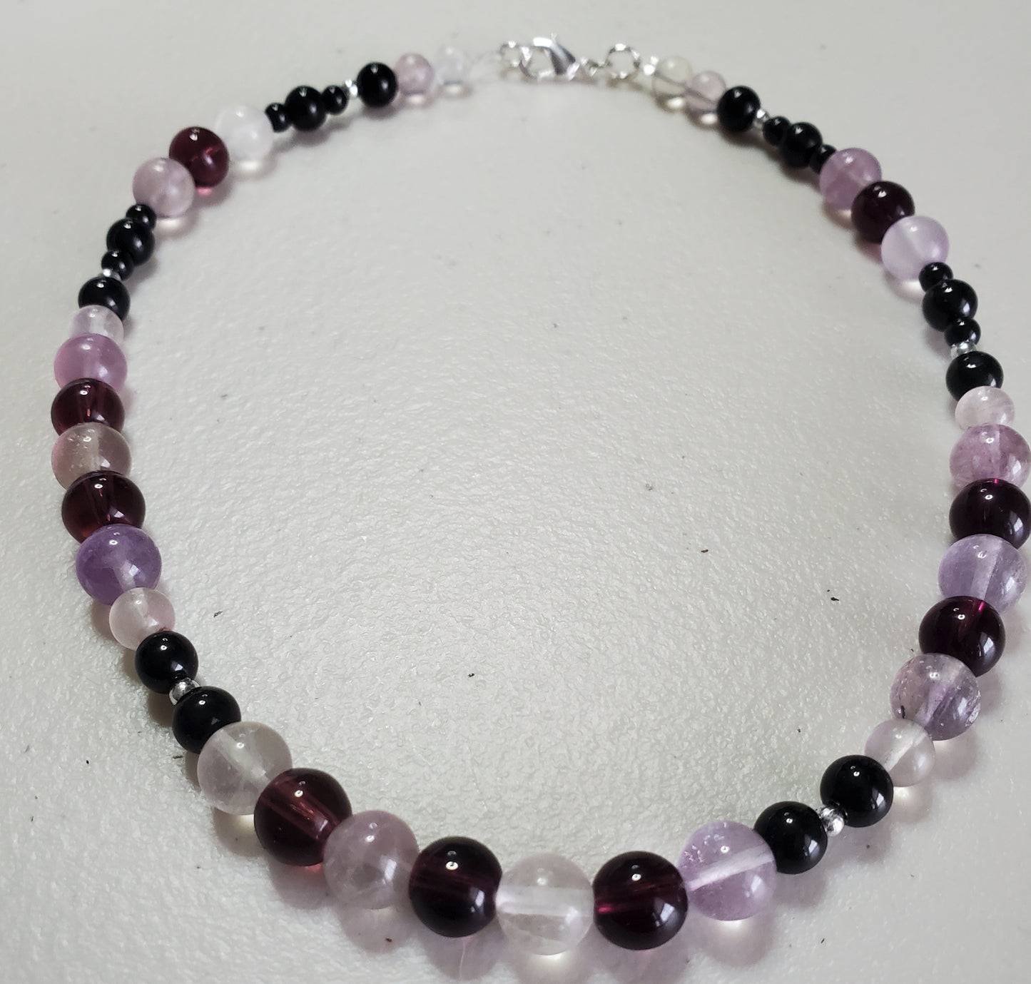 Gemstone Jewelry Set – Amethyst & Rose Quartz Radiance