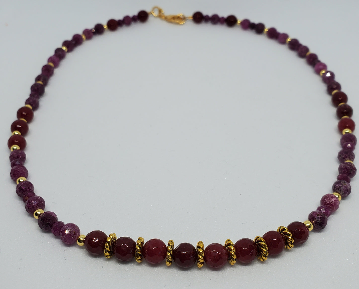 Ruby Choker Gemstone Necklace – Timeless Handcrafted Jewelry Set