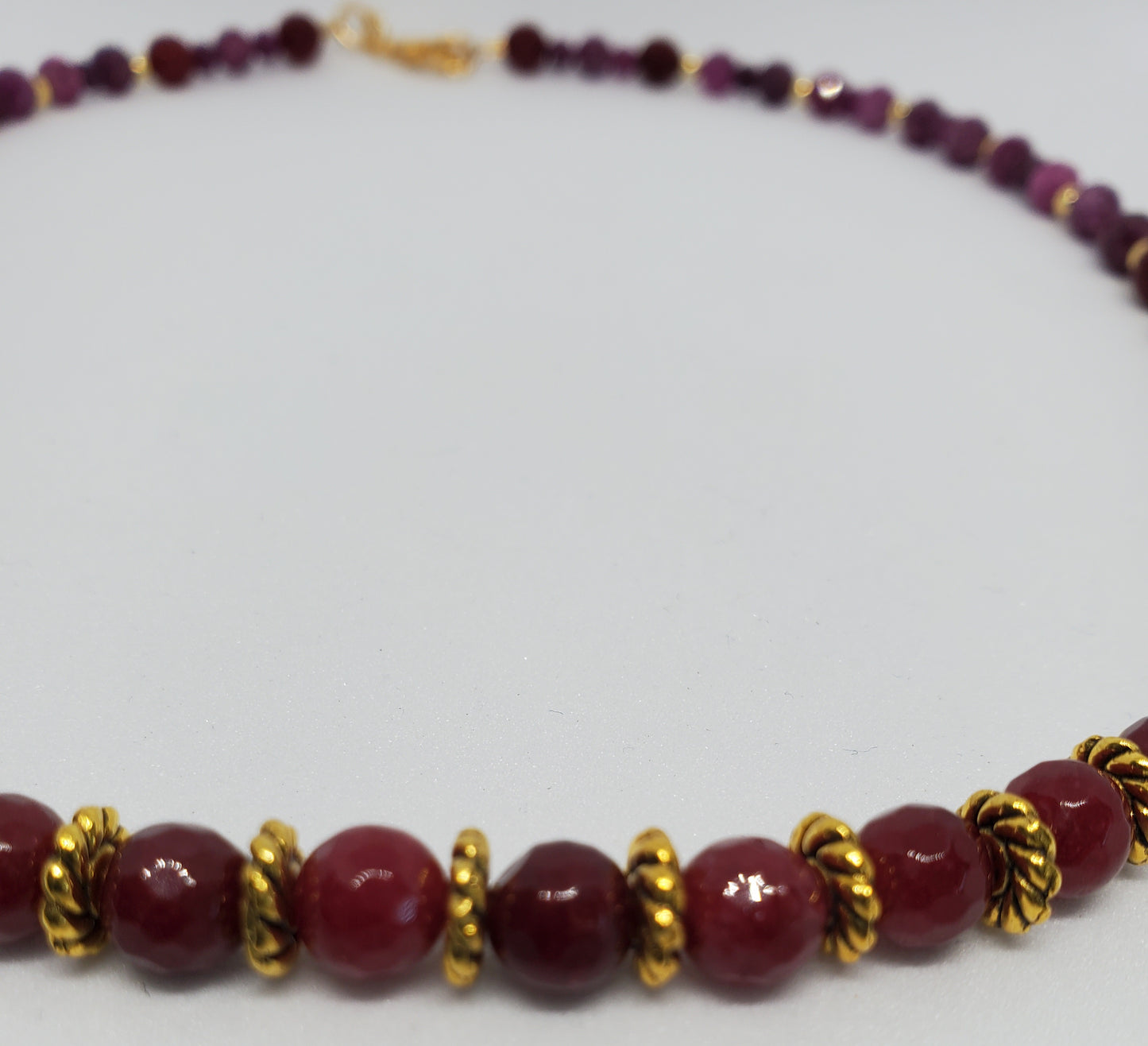 Ruby Choker Gemstone Necklace – Timeless Handcrafted Jewelry Set