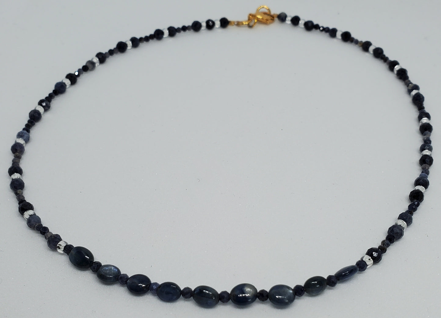 Sapphire Gemstone Necklace – Elegant Handcrafted Jewelry Set