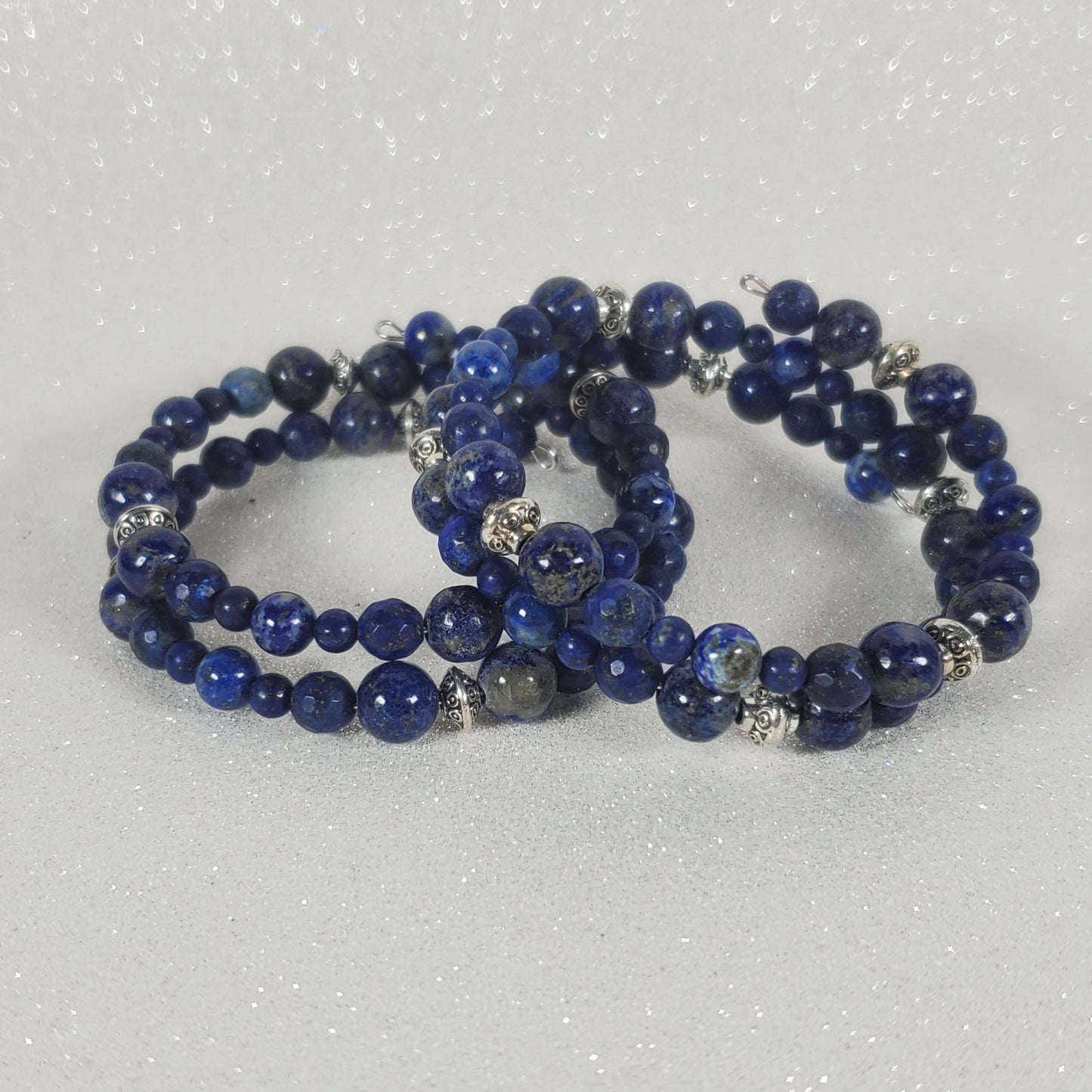 Gemstone Bracelet: Lapis Lazuli Cuff