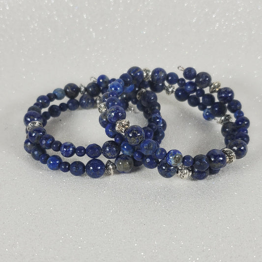Gemstone Bracelet: Lapis Lazuli Cuff