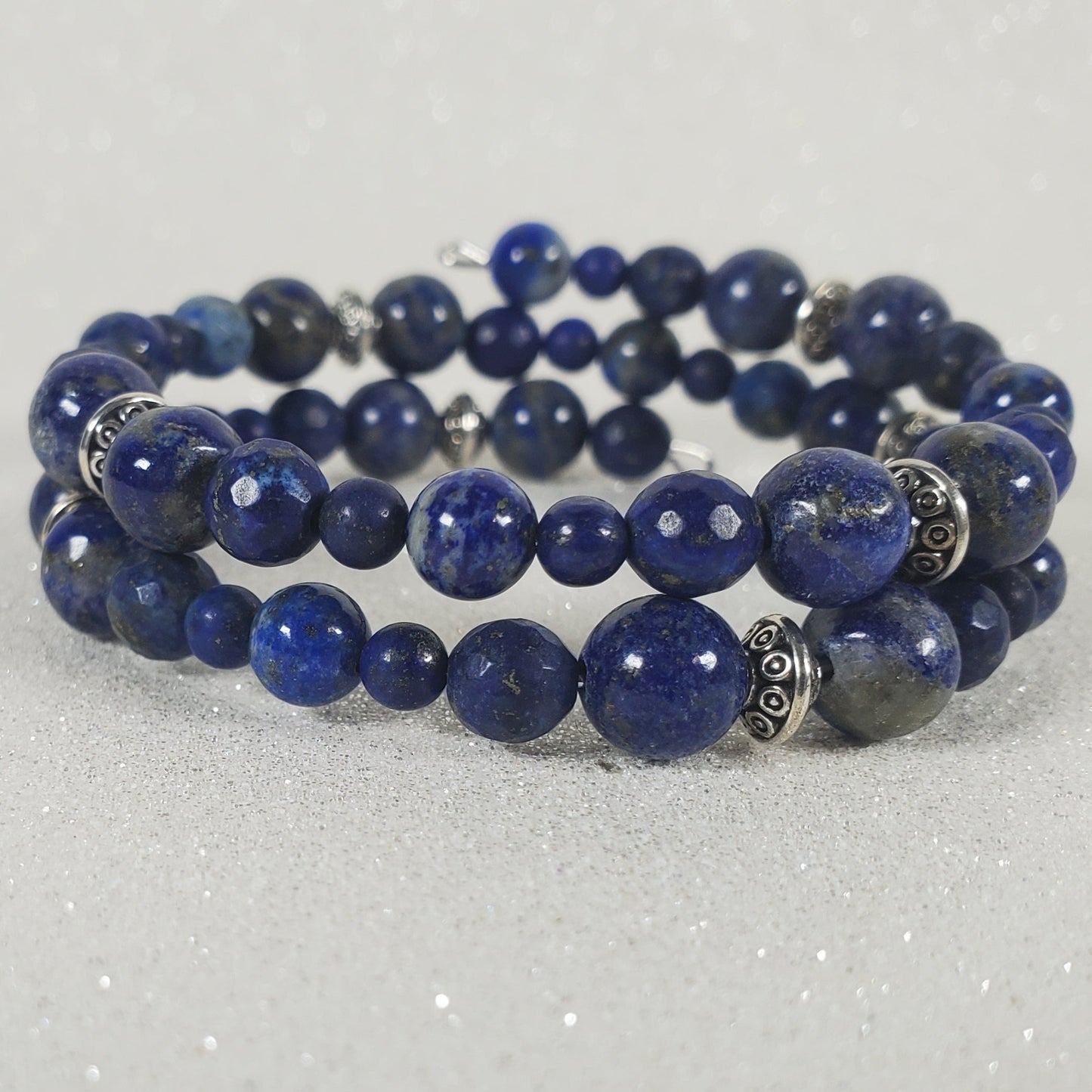 Gemstone Bracelet: Lapis Lazuli Cuff