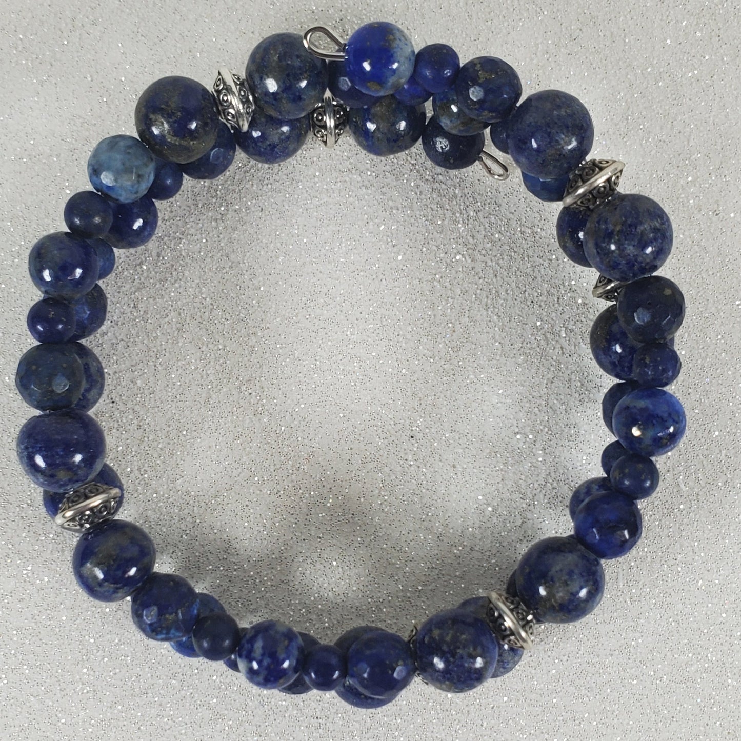 Gemstone Bracelet: Lapis Lazuli Cuff