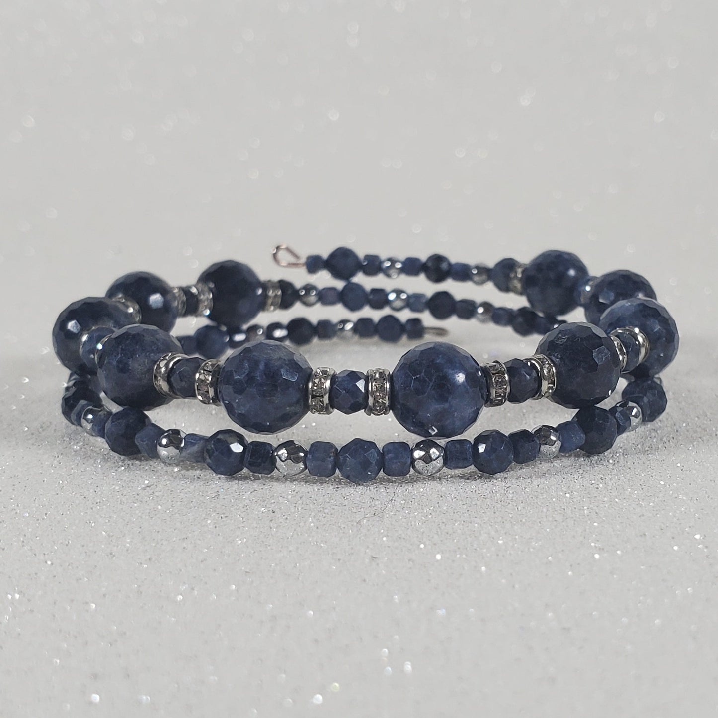 Gemstone Bracelet: Sapphire Cuff