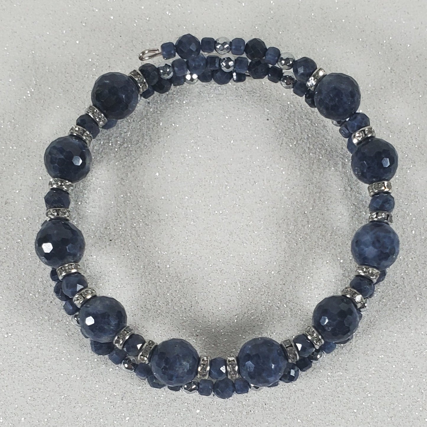 Gemstone Bracelet: Sapphire Cuff