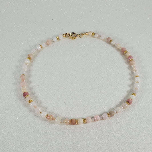Gemstone Necklace: Peruvian Opal Choker