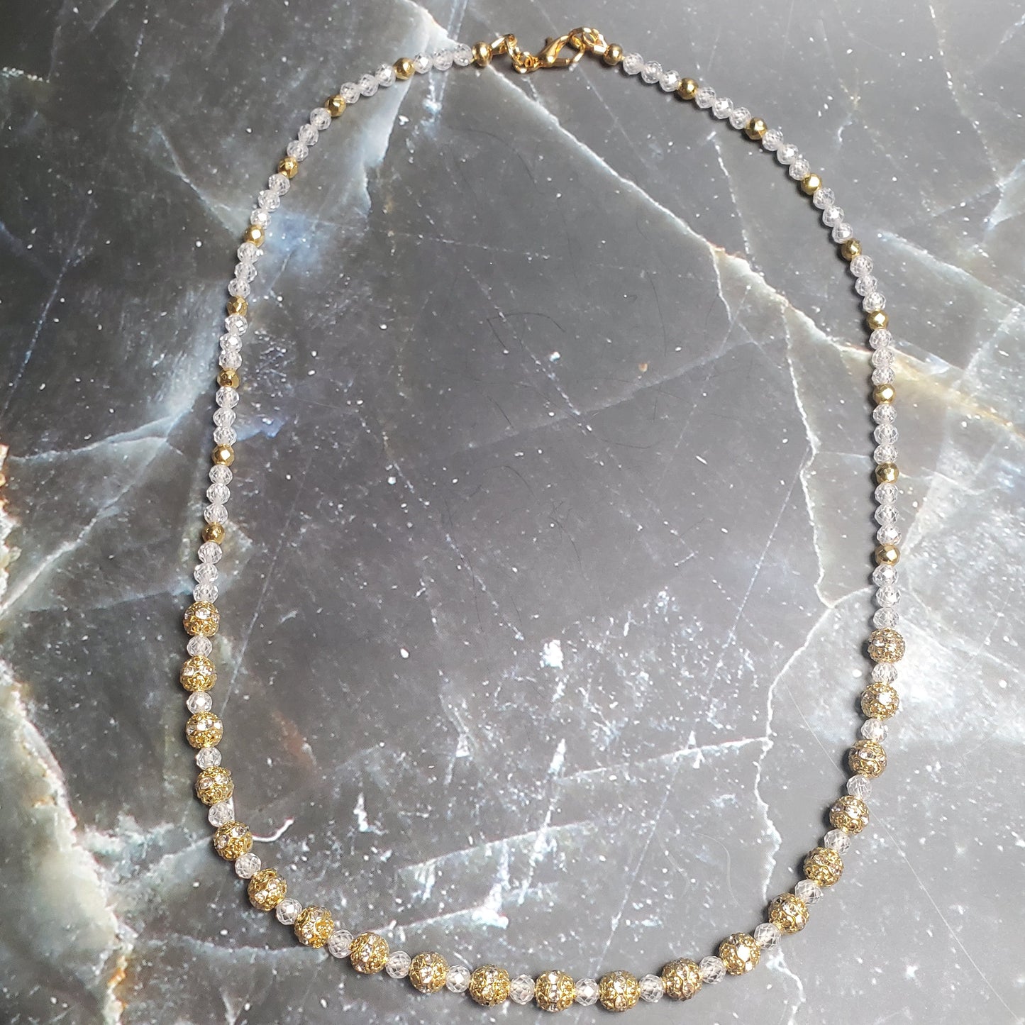 Gemstone Necklace: Zircon