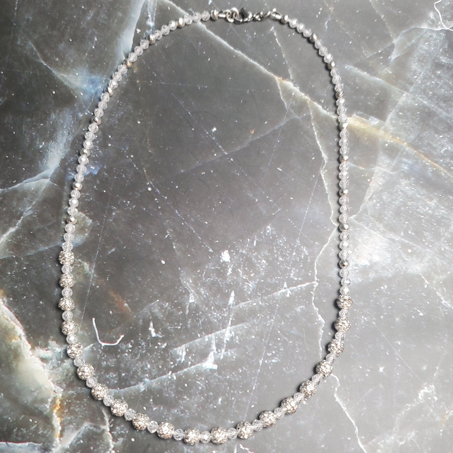 Gemstone Necklace: Zircon