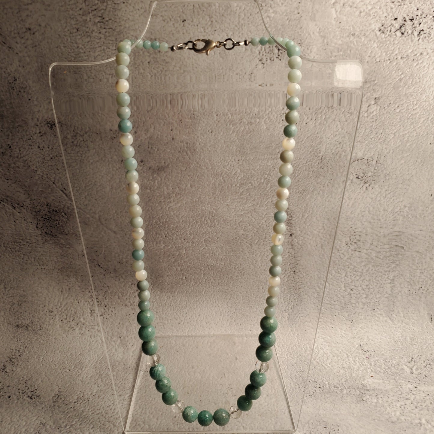Gemstone Necklace: Amazonite