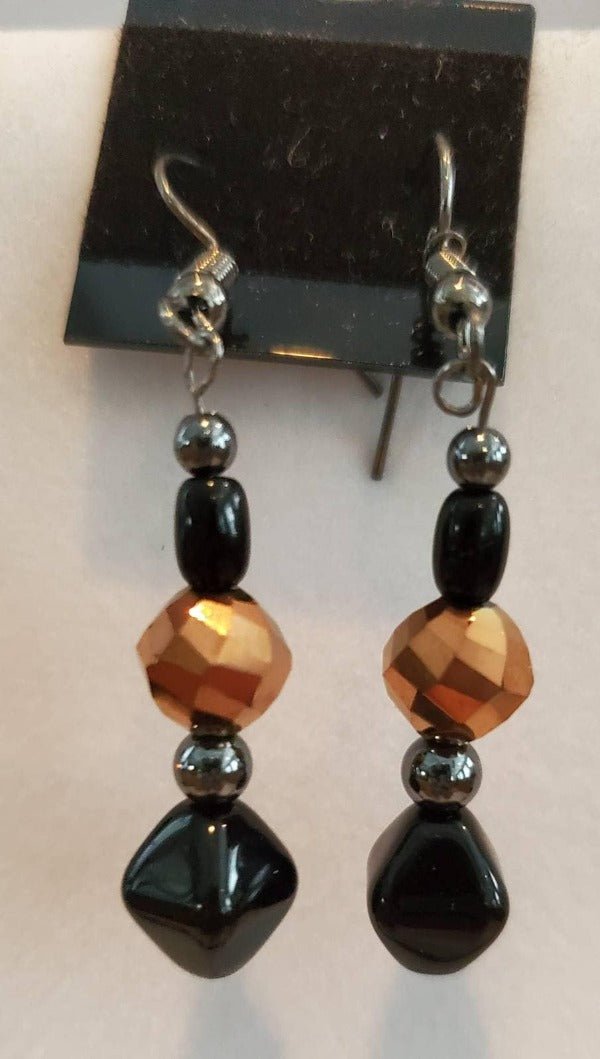 Firelight Necklace and earrings