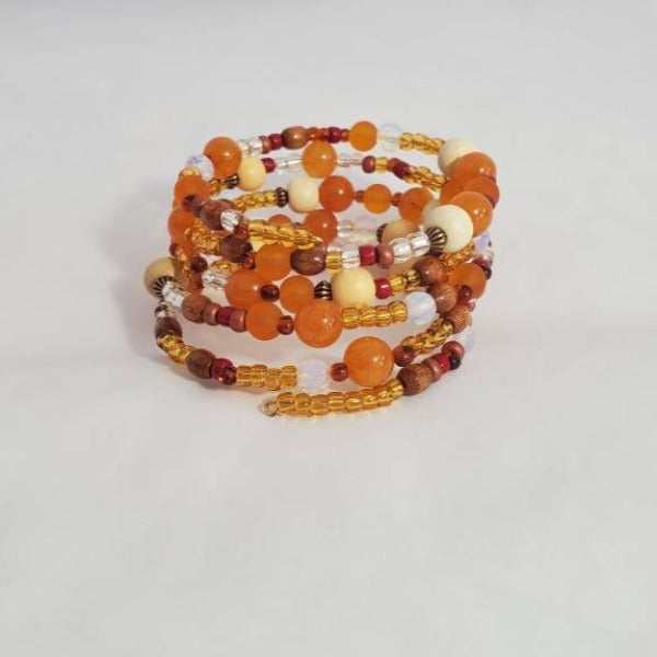 Pumpkin pie Boho bracelet