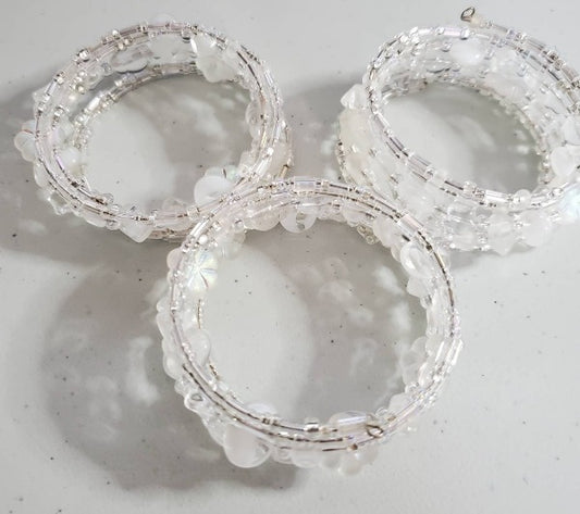 Ice Crystal Cuff Bracelet