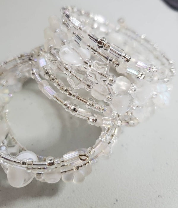Ice Crystal Cuff Bracelet