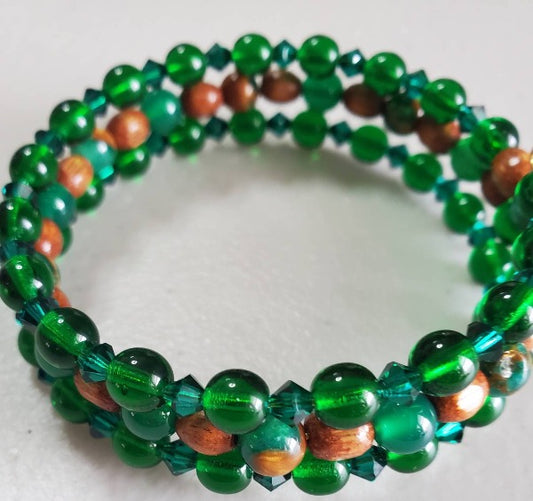 Emerald Cuff Bracelet
