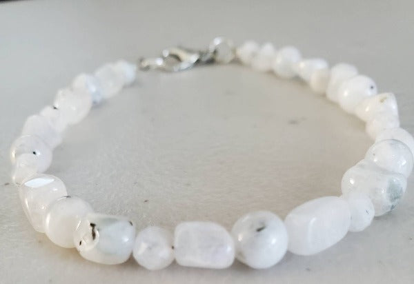 White Moonstone Bracelet